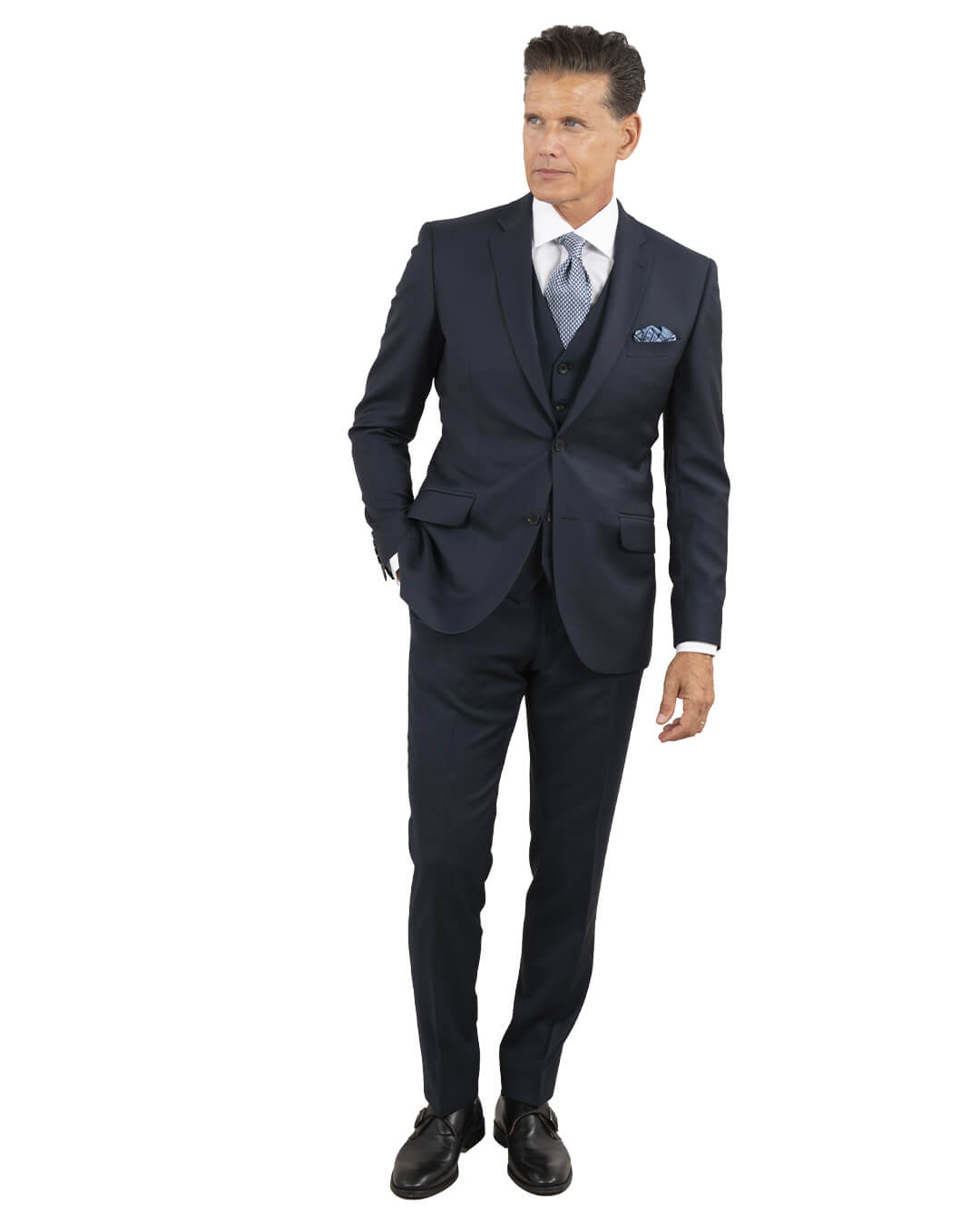 Lanificio F.lli Cerruti Navy Suit Jacket