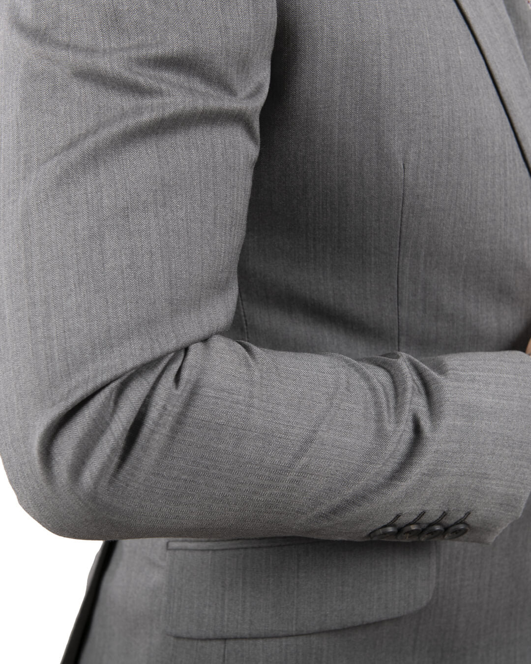 Lanificio F.lli Cerruti Grey Herringbone Suit Mix & Match
