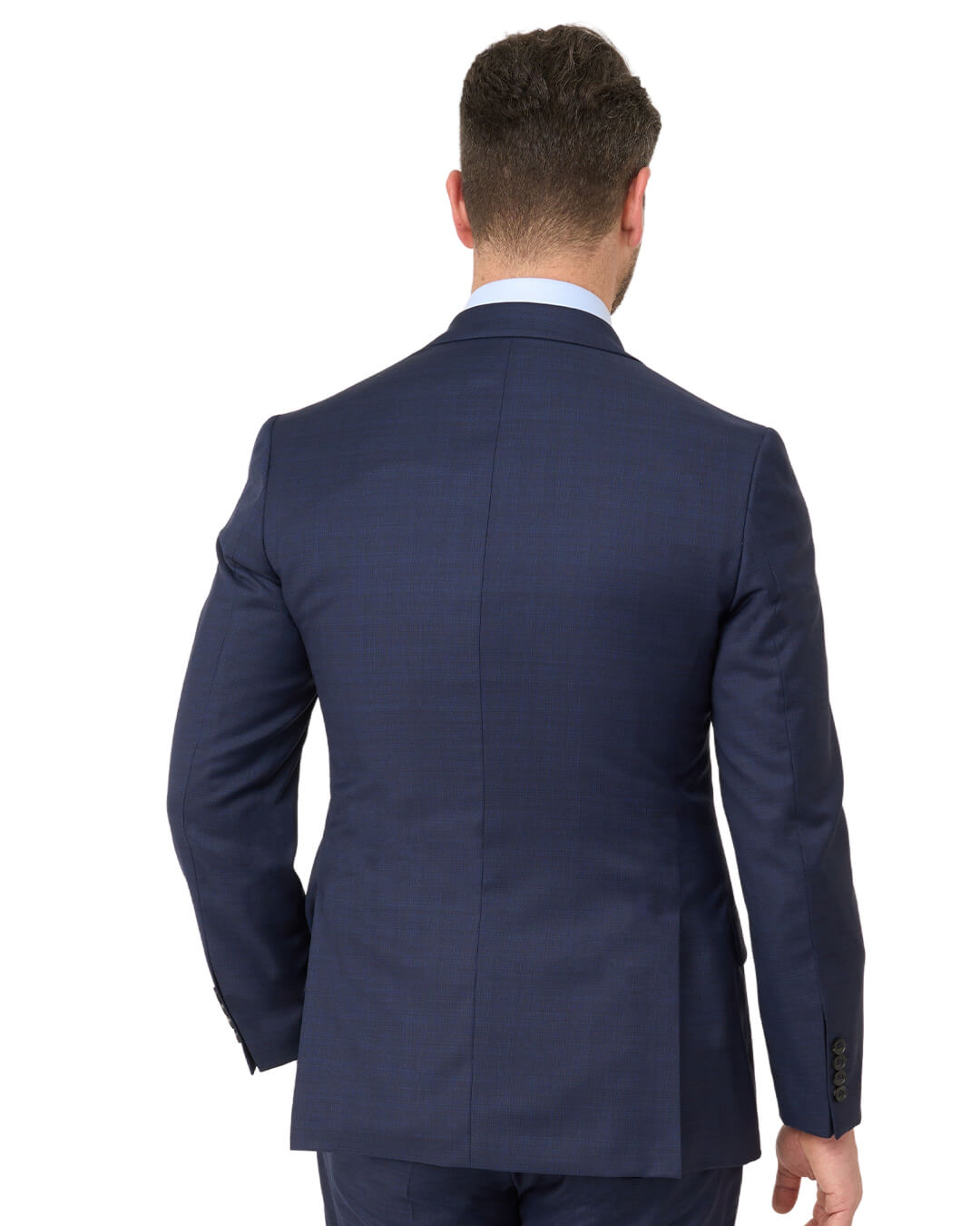 Blue F.Lli Cerruti Super 130S Sharkskin Suit