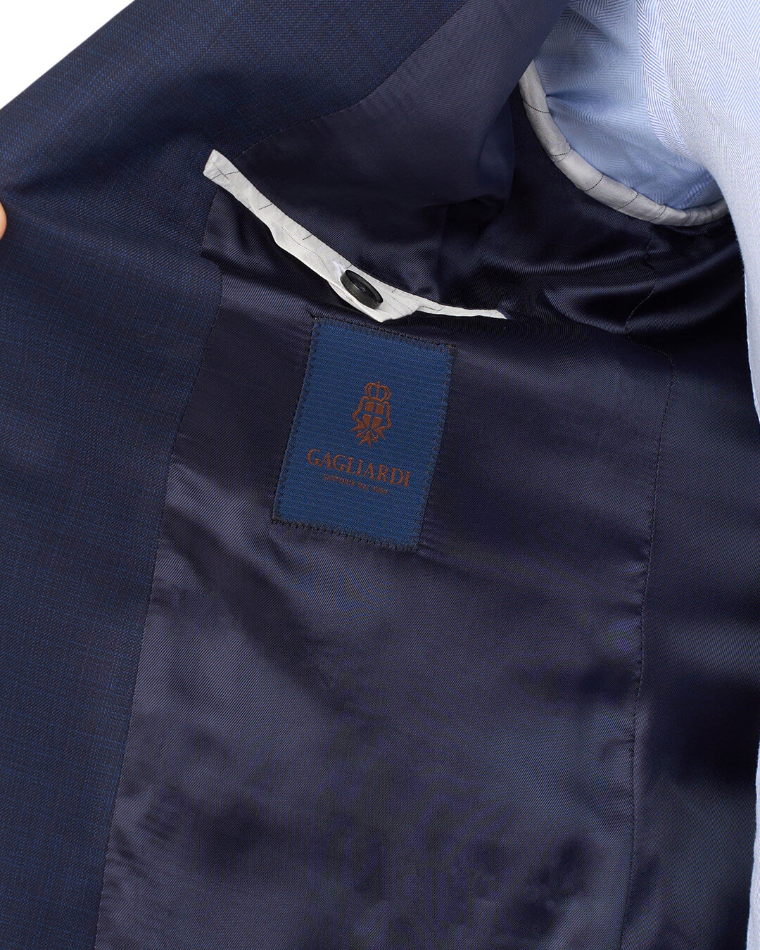 Blue F.Lli Cerruti Super 130S Sharkskin Suit