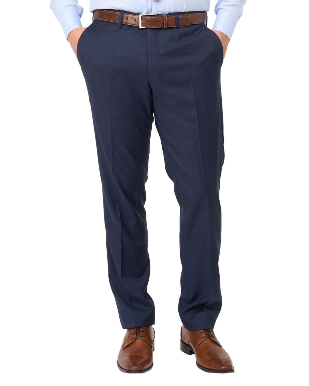 Blue F.Lli Cerruti Super 130S Sharkskin Suit