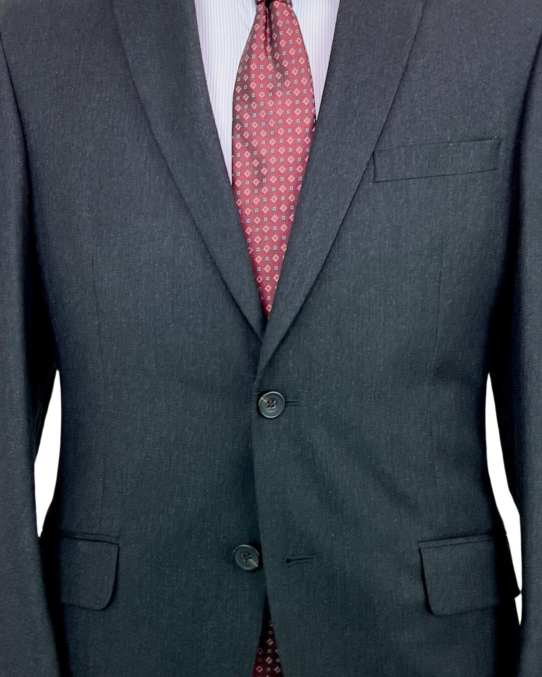 Dark Grey Melange Lanificio F. Lli Cerruti Suit