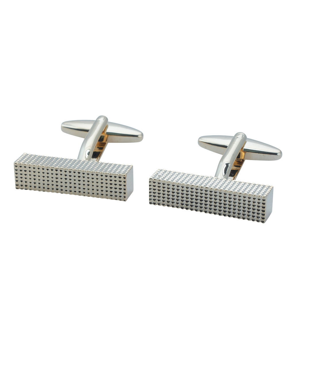 Textured Gold Bar Cufflinks