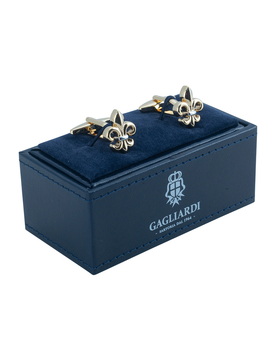 Gold Fleur De Lys Cufflinks