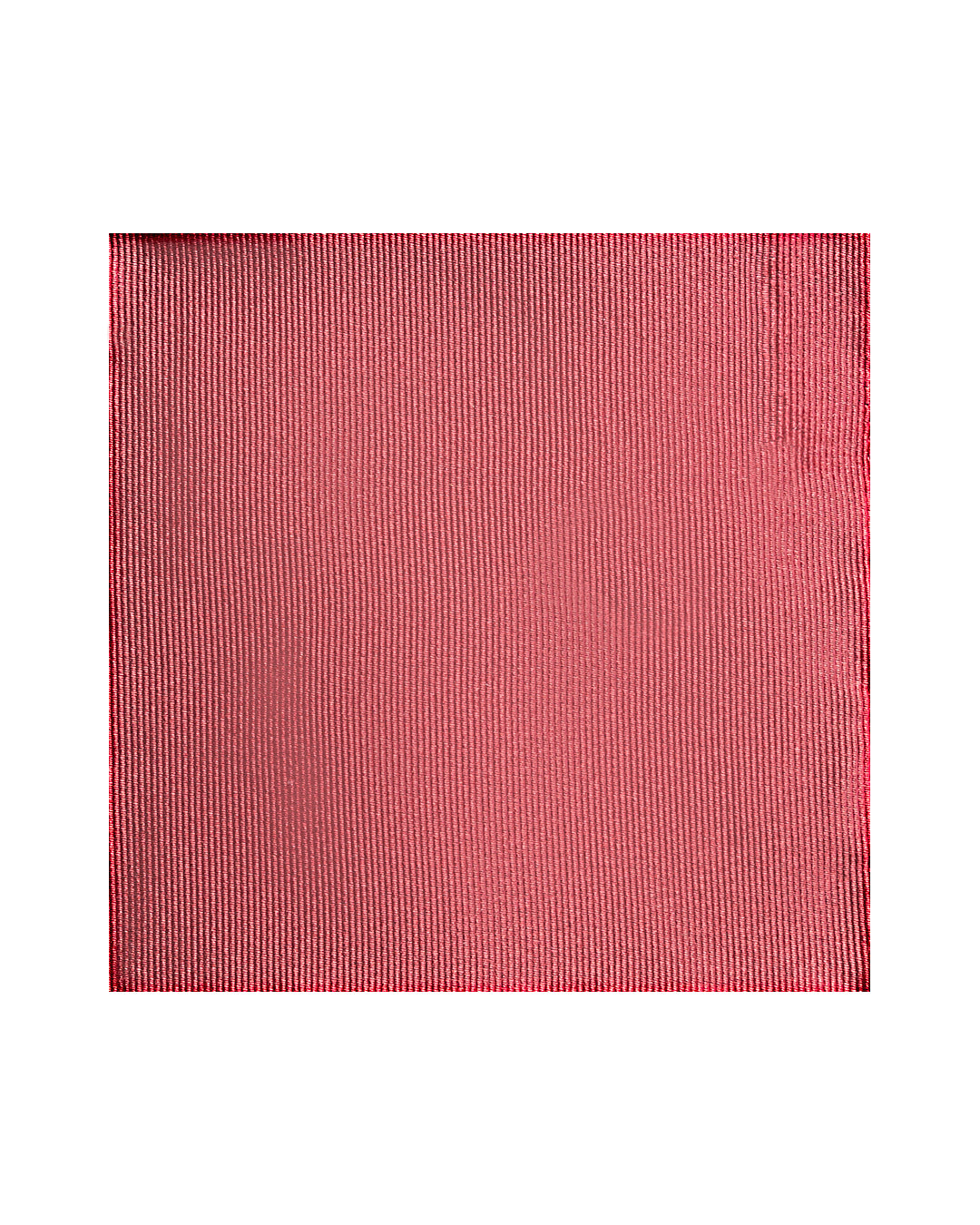 Red Ottoman Italian Silk Pocket Square