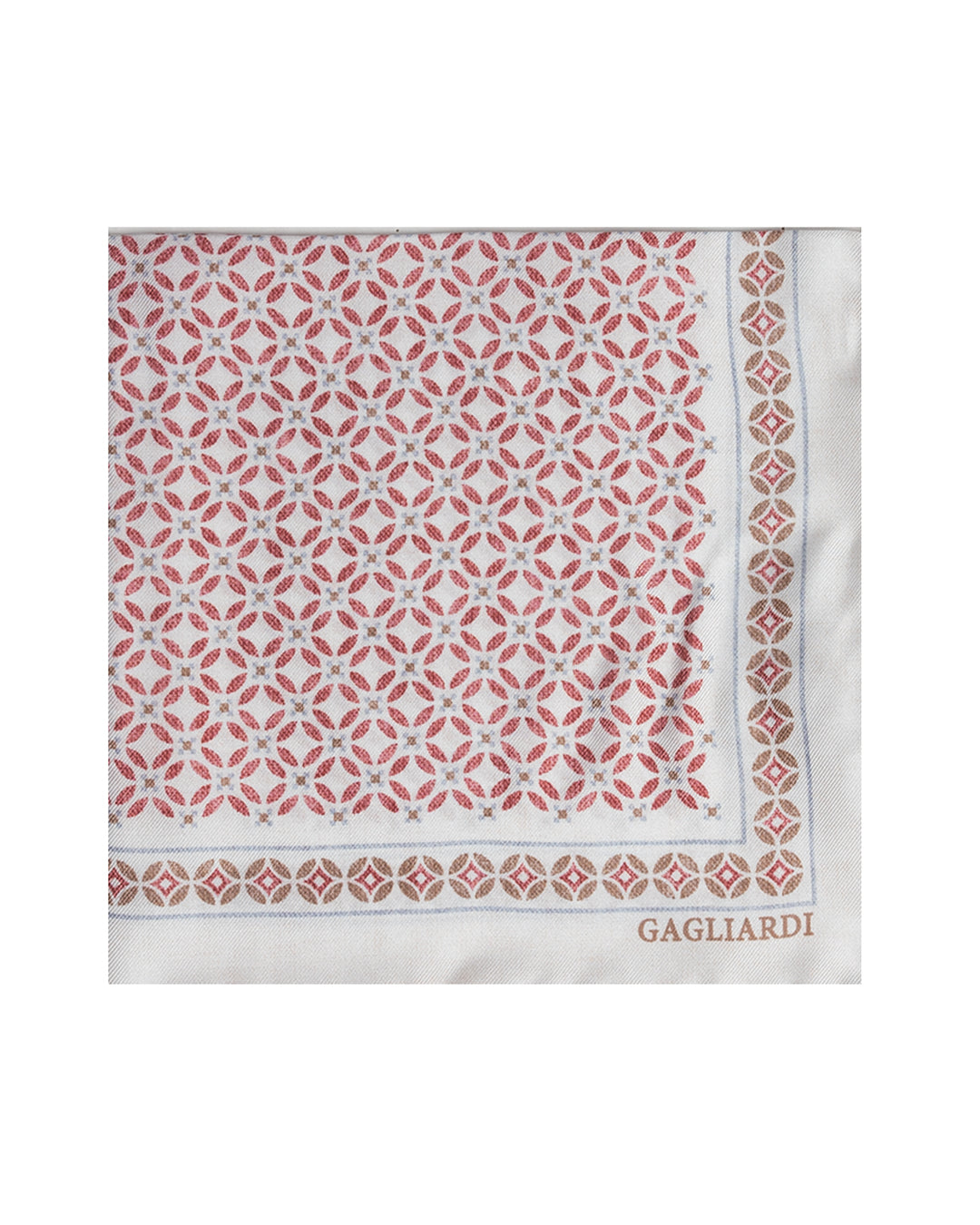 Pink Circles Italian Silk Pocket Square