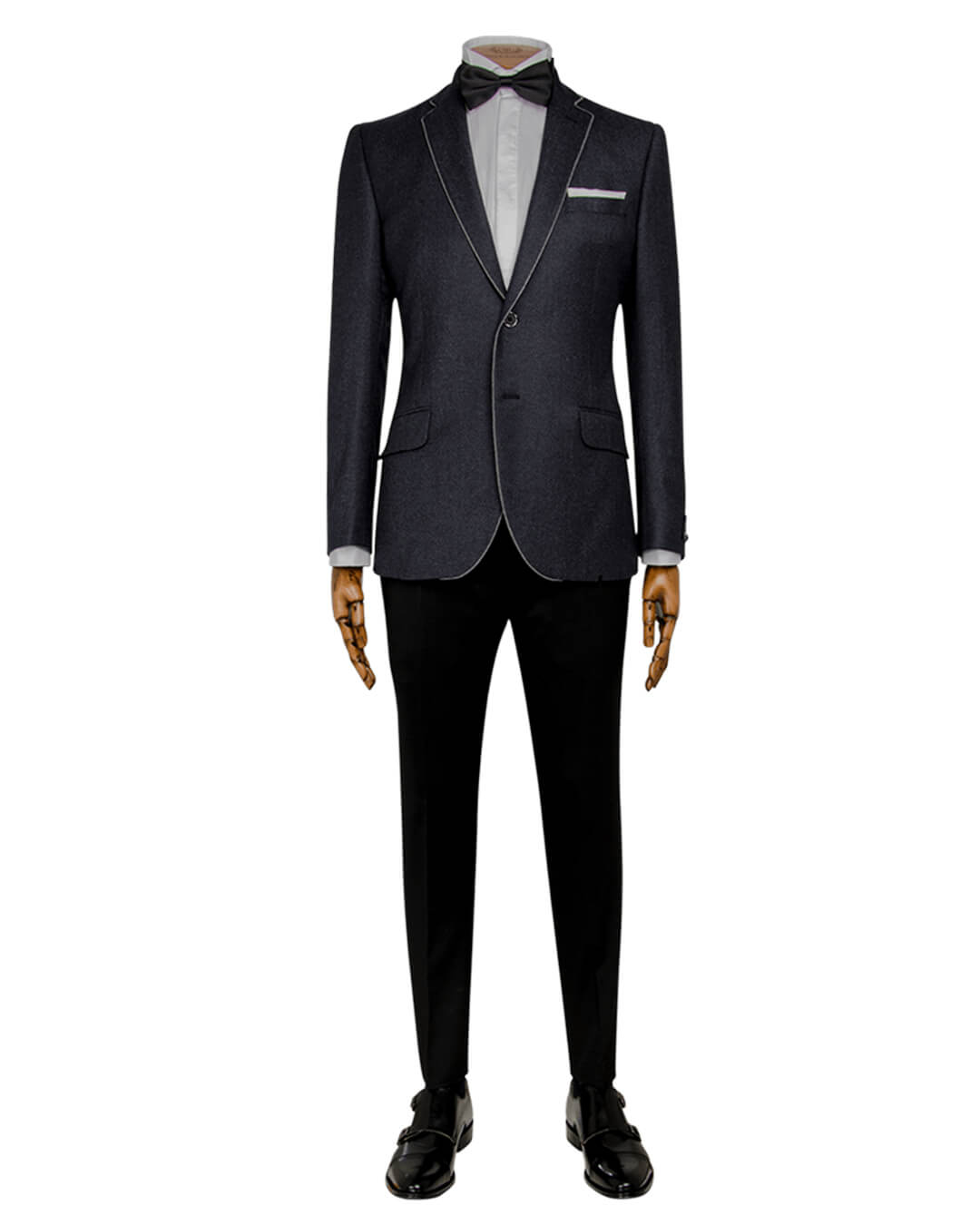 Indigo Diamond Weave Dinner Jacket