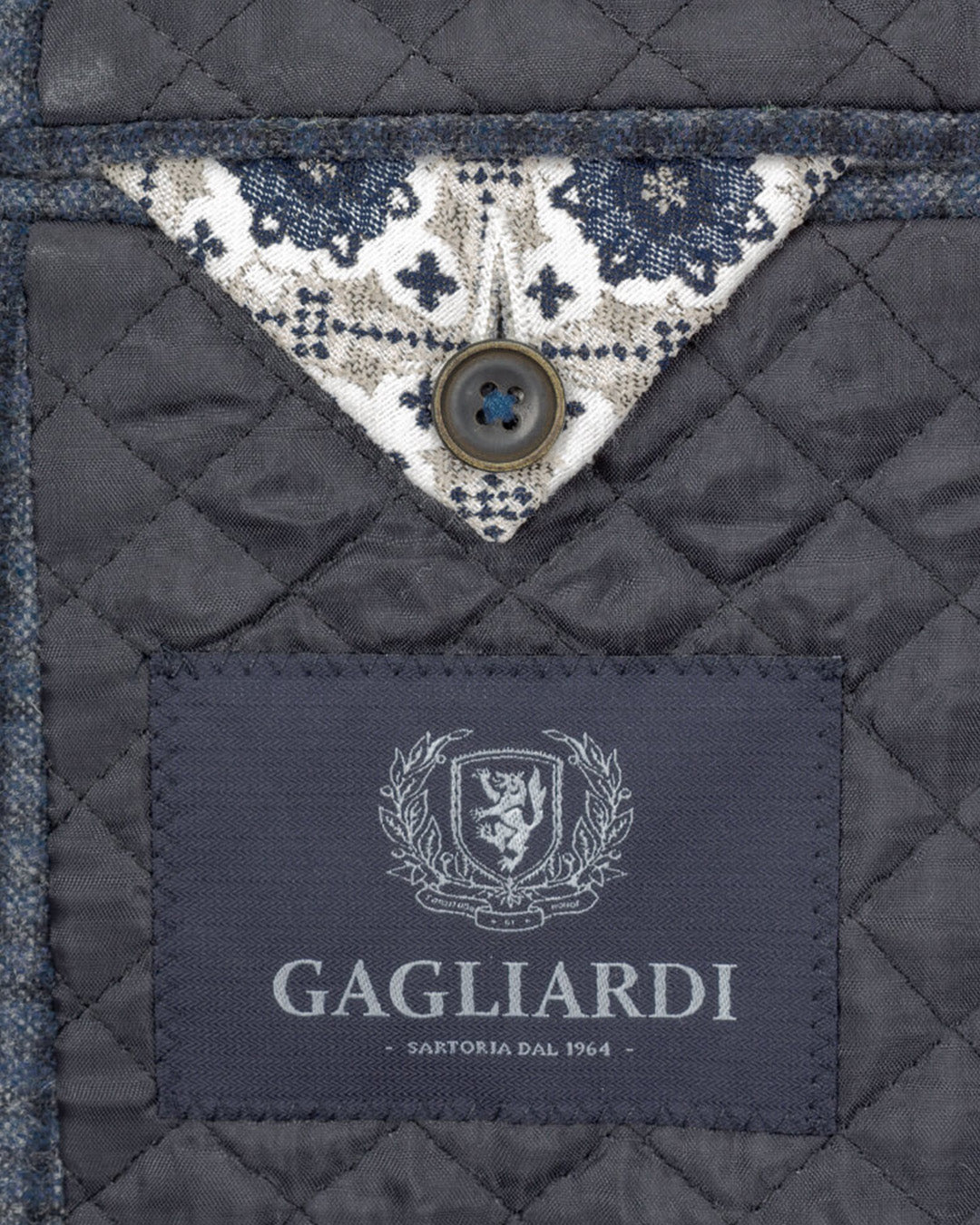 Navy Gingham Jacket