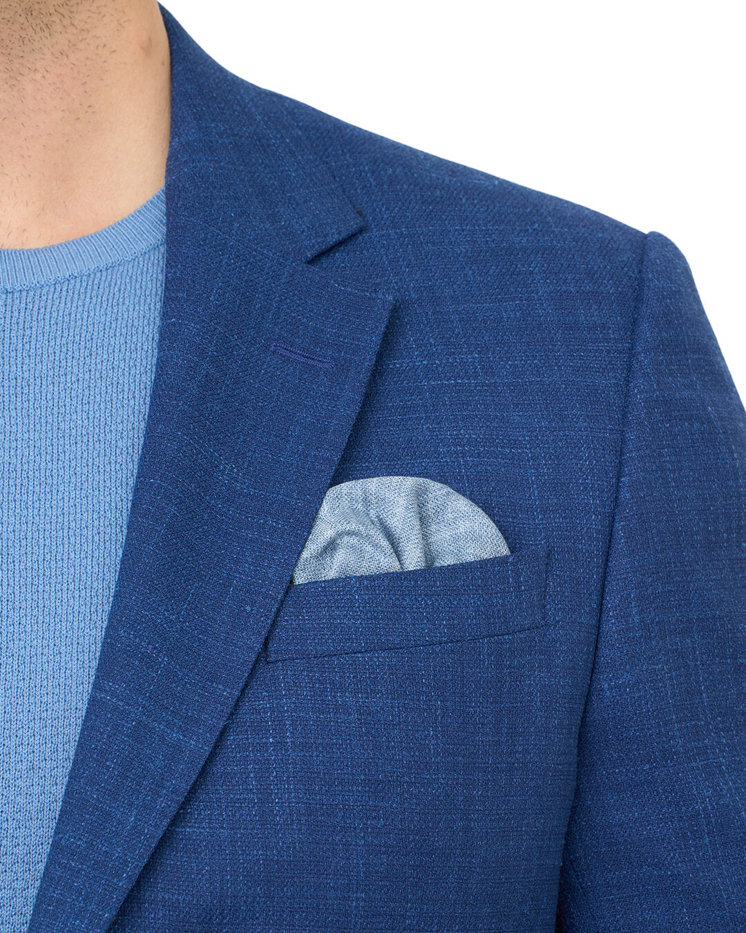 Royal Hopsack Wool Linen Blend Jacket