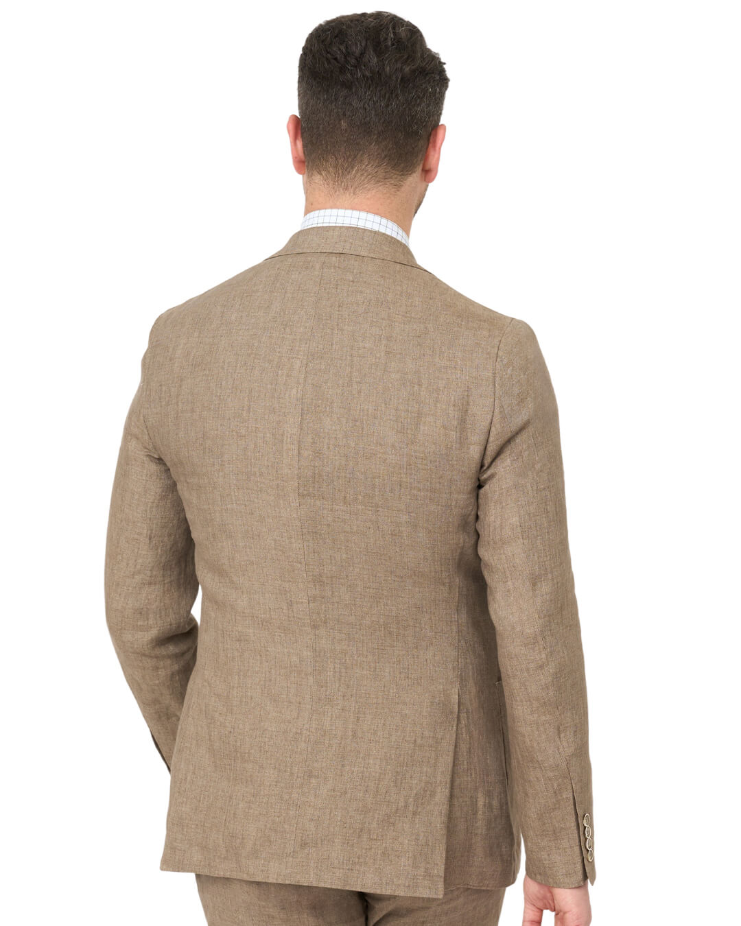 Taupe Italian Delave Linen Jacket