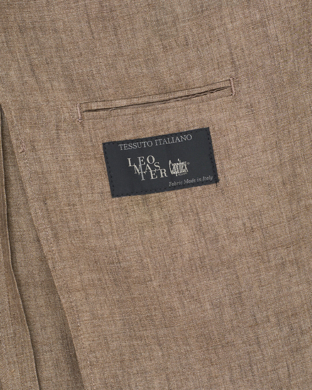Gagliardi Taupe Italian Delave Linen Jacket