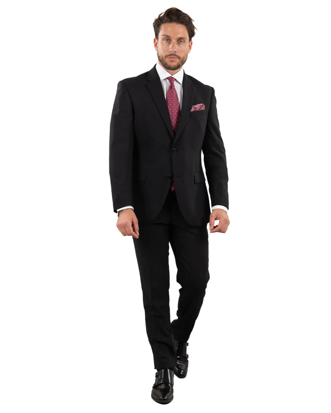 Black Plain Suit Jacket