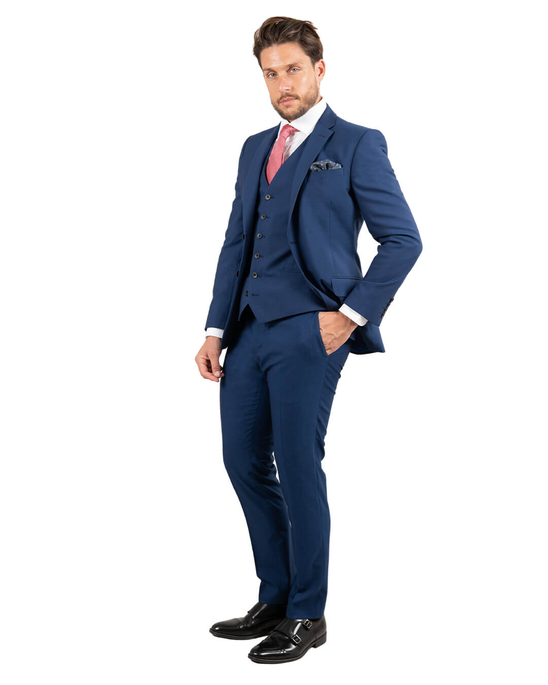 Napoli Blue Machine Washable Suit Mix & Match