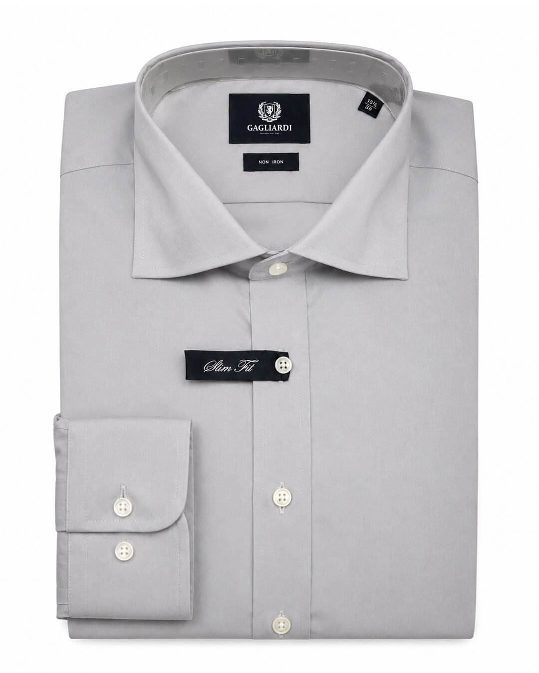 Slim Fit Silver Grey Shirt