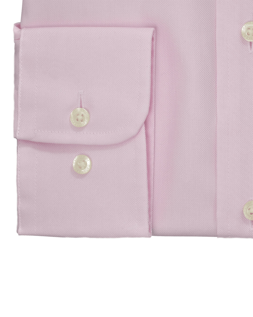 Pink Oxford Cutaway Collar Single Cuffed Slim-Fit Non-Iron Shirt