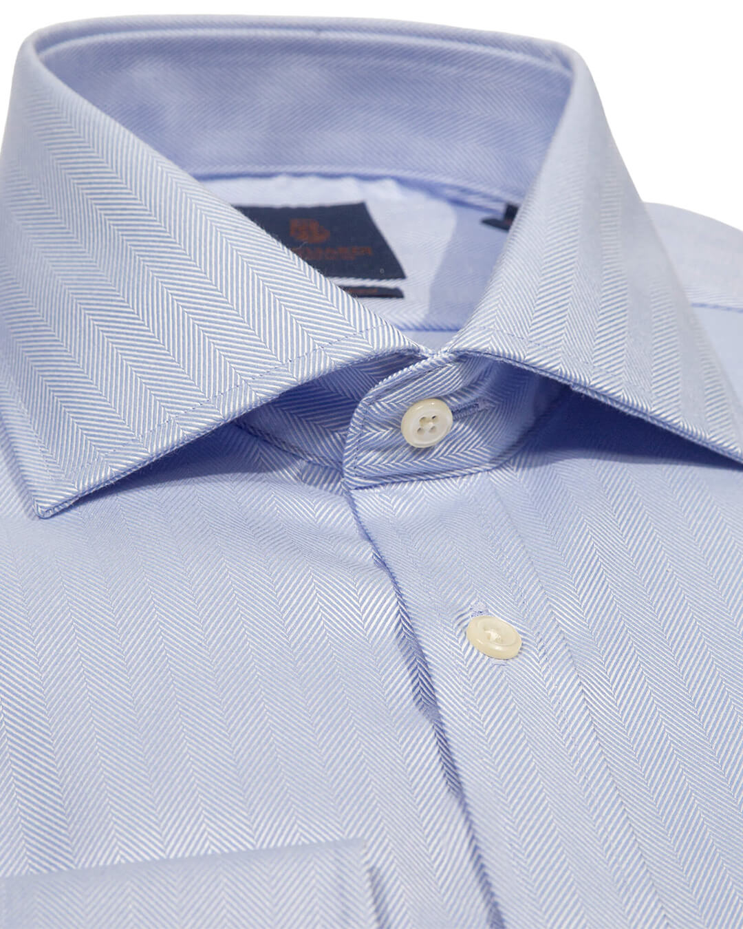 Koszula Sky Sea Island Cotton Herringbone Slim-Fit