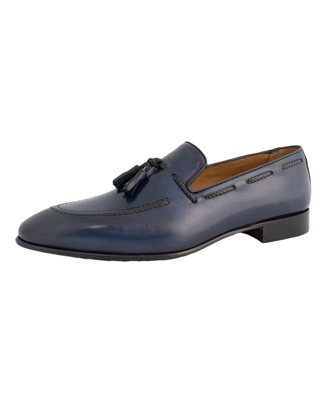 Navy Made In Italy Tassle Loafers