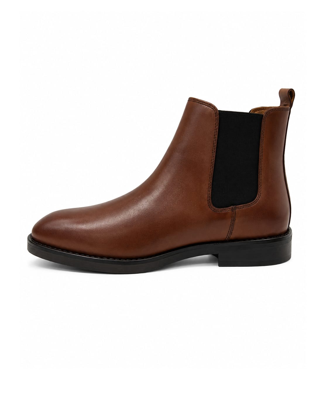 Gagliardi Tan Boots Chelsea Leather Stud Sole