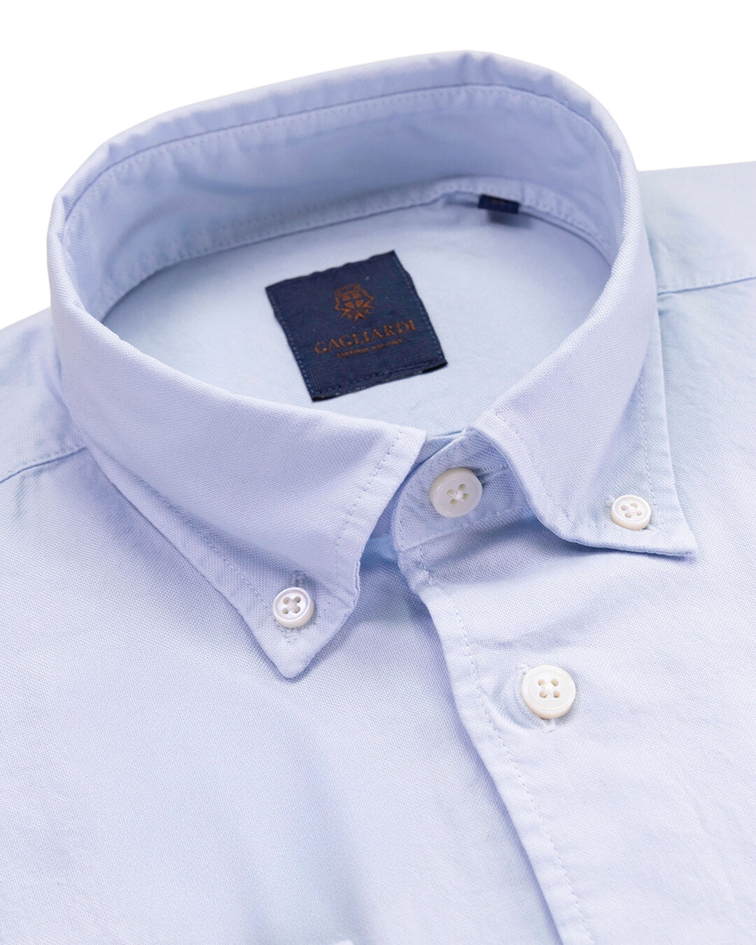 Sky Garment Dyed Oxford Button Down Shirt