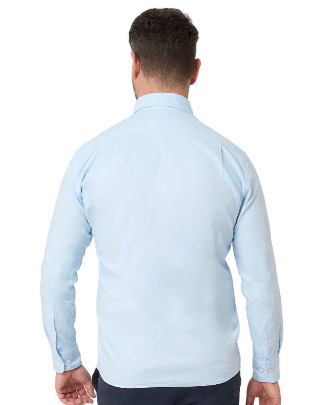 Sky Garment Dyed Oxford Button Down Shirt