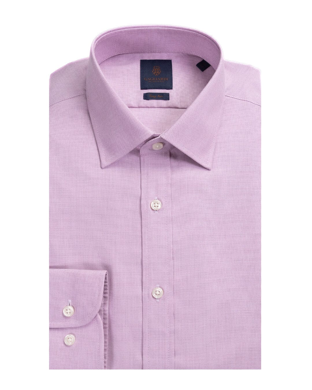 end of day dress shirt Gagliardi Red End On End Easy Iron Shirt