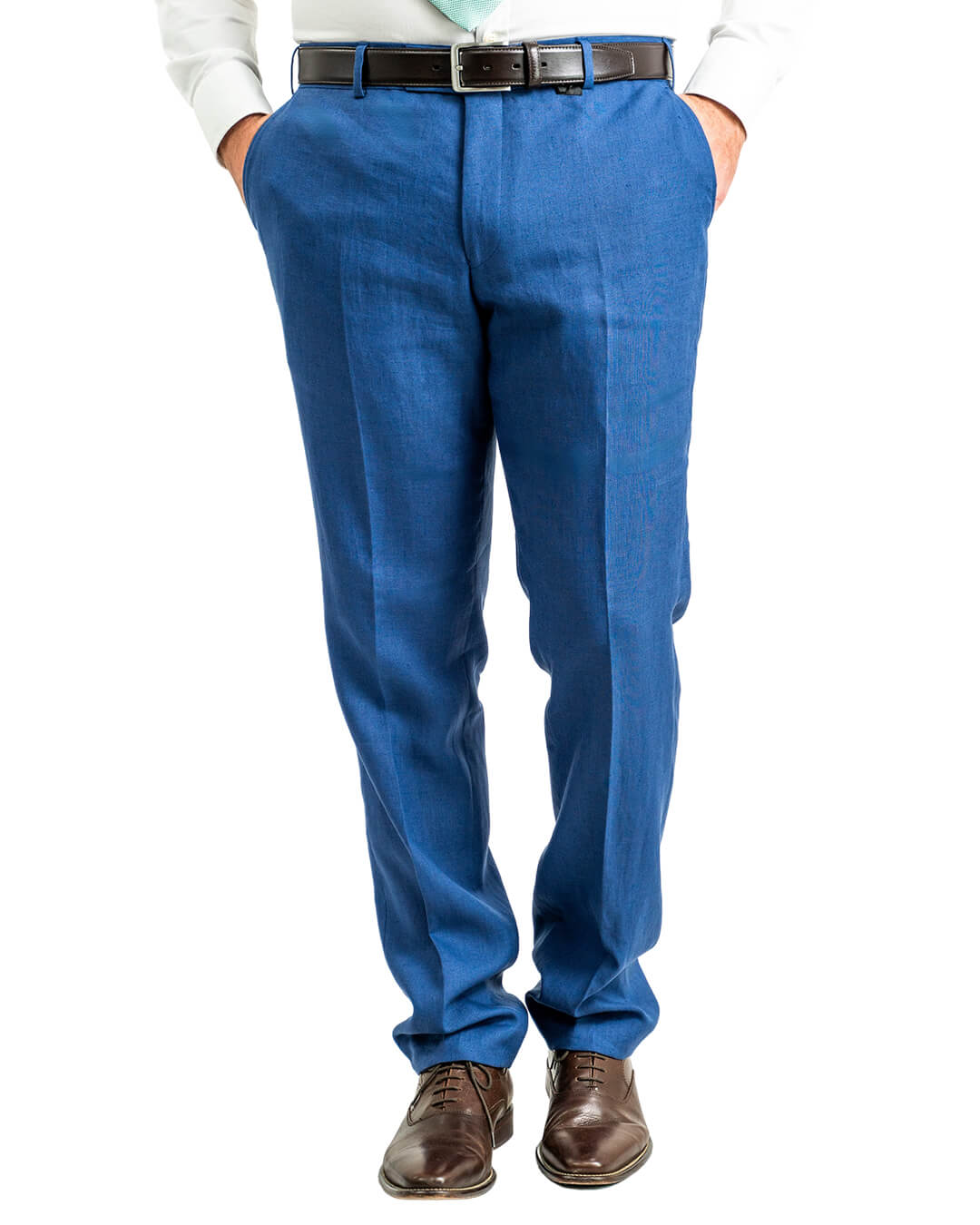 Blue Duca Visconti di Modrone Italian Linen Suit