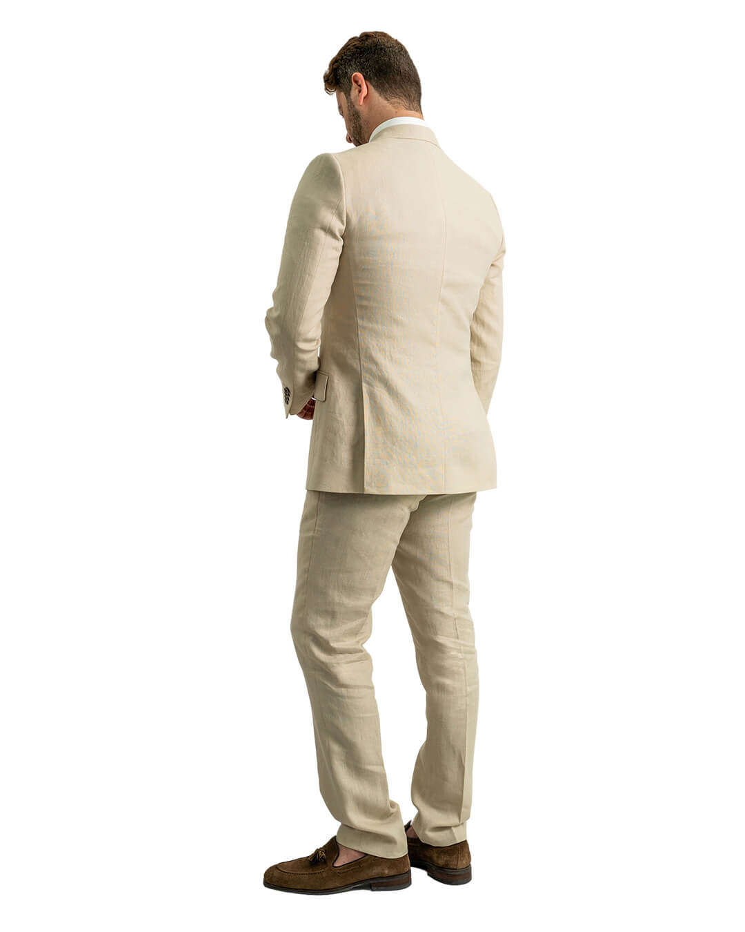 Stone Duca Visconti di Modrone Italian Linen Suit