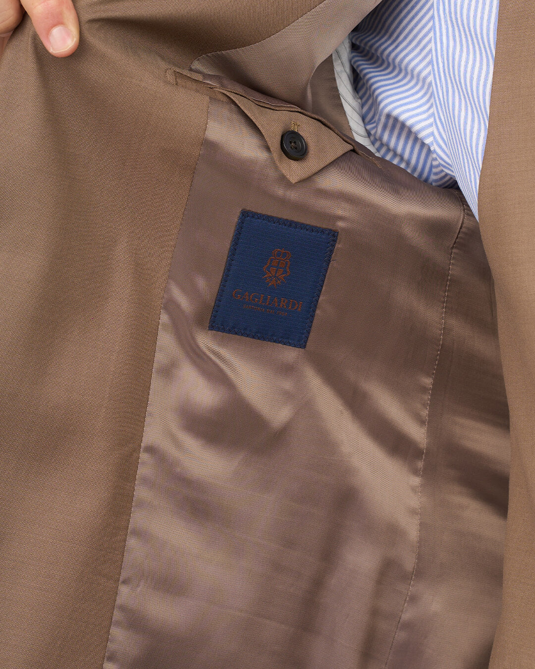 Gagliardi Camel Gabardine Super 110s Suit