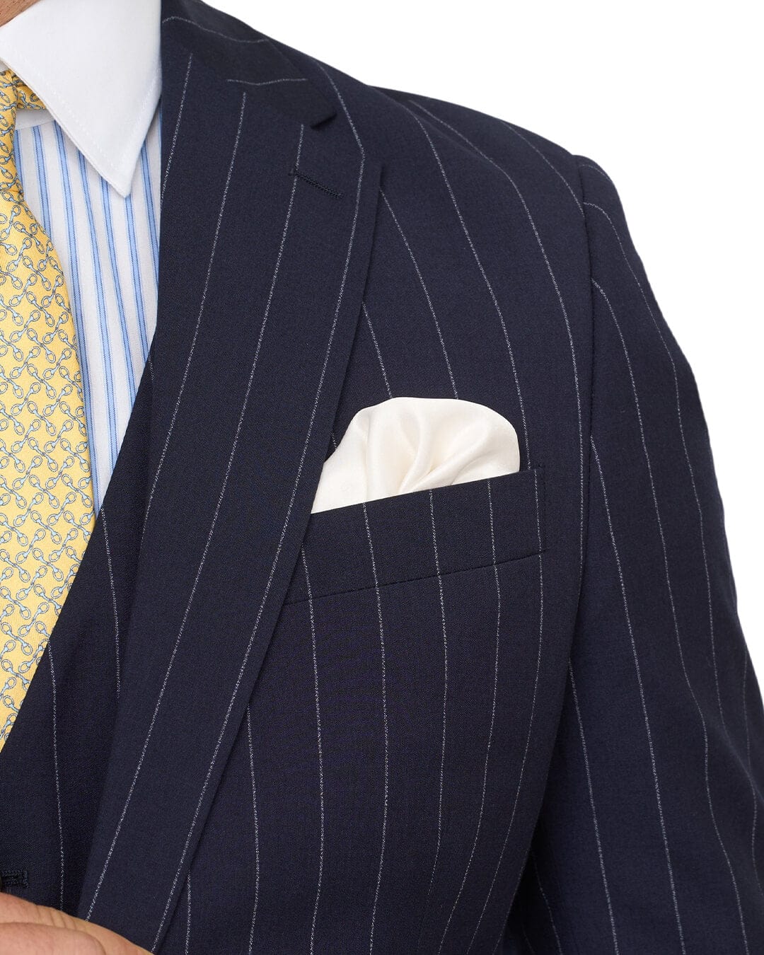 Gagliardi Navy Striped Machine Washable Suit