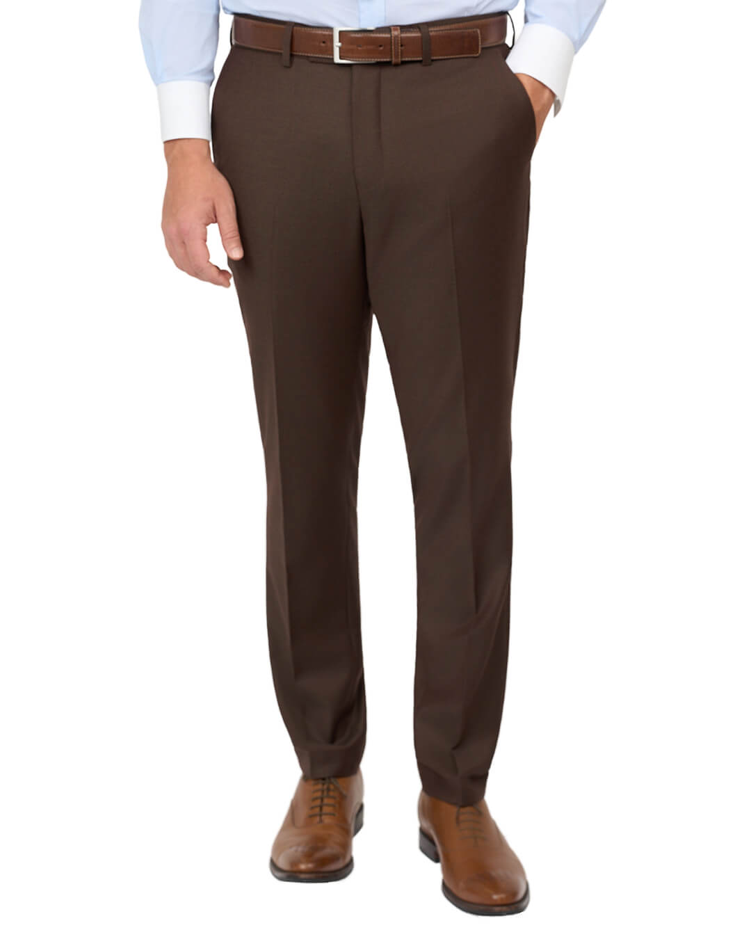 Gagliardi Brown Suit Twill Super 110S