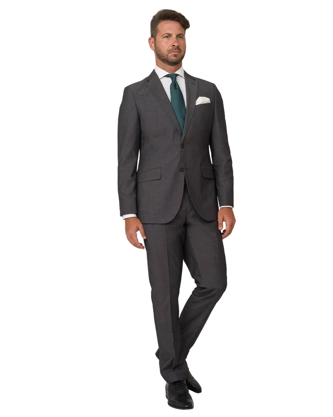 Grey End On End Machine Washable Suit