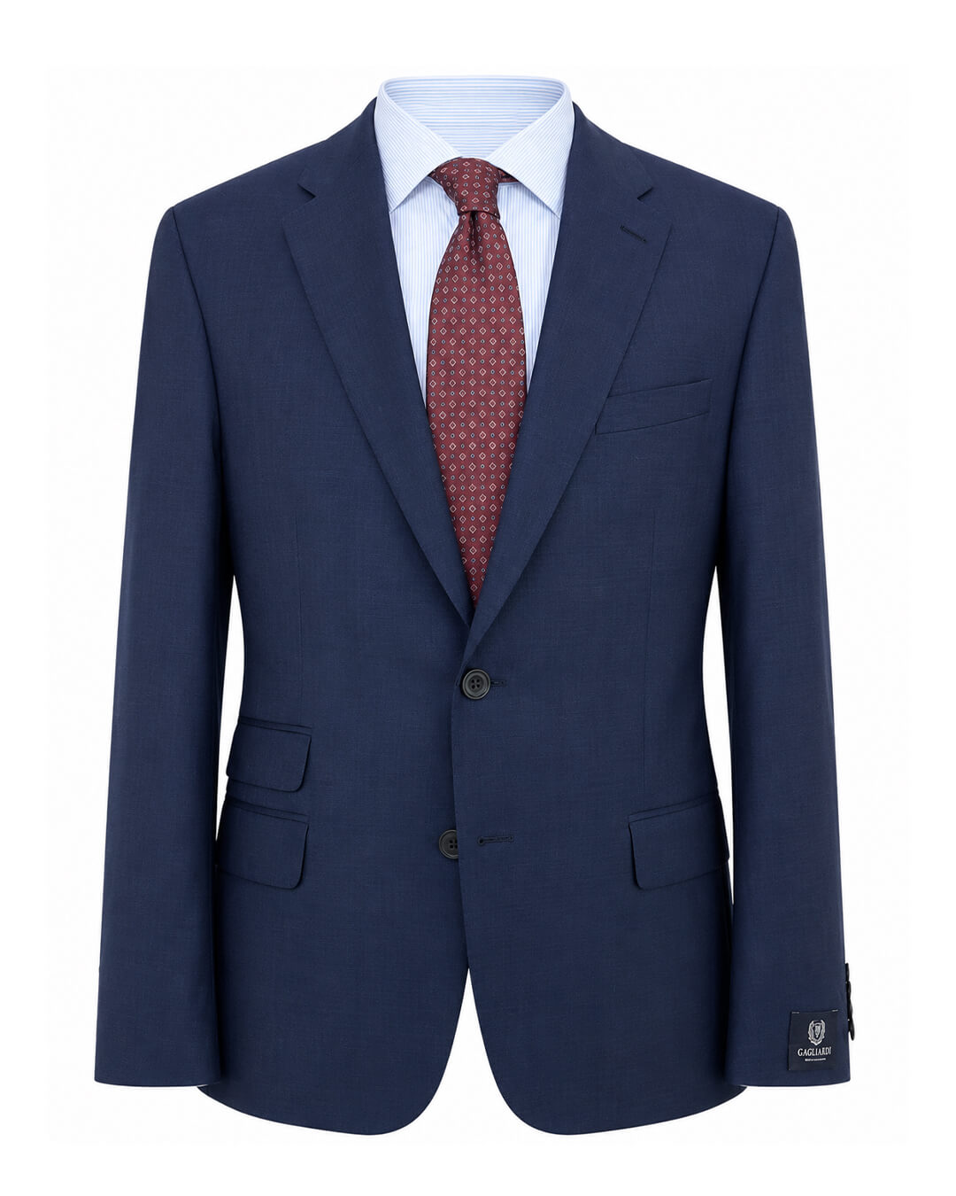 Navy Super 120 Microweave Suit
