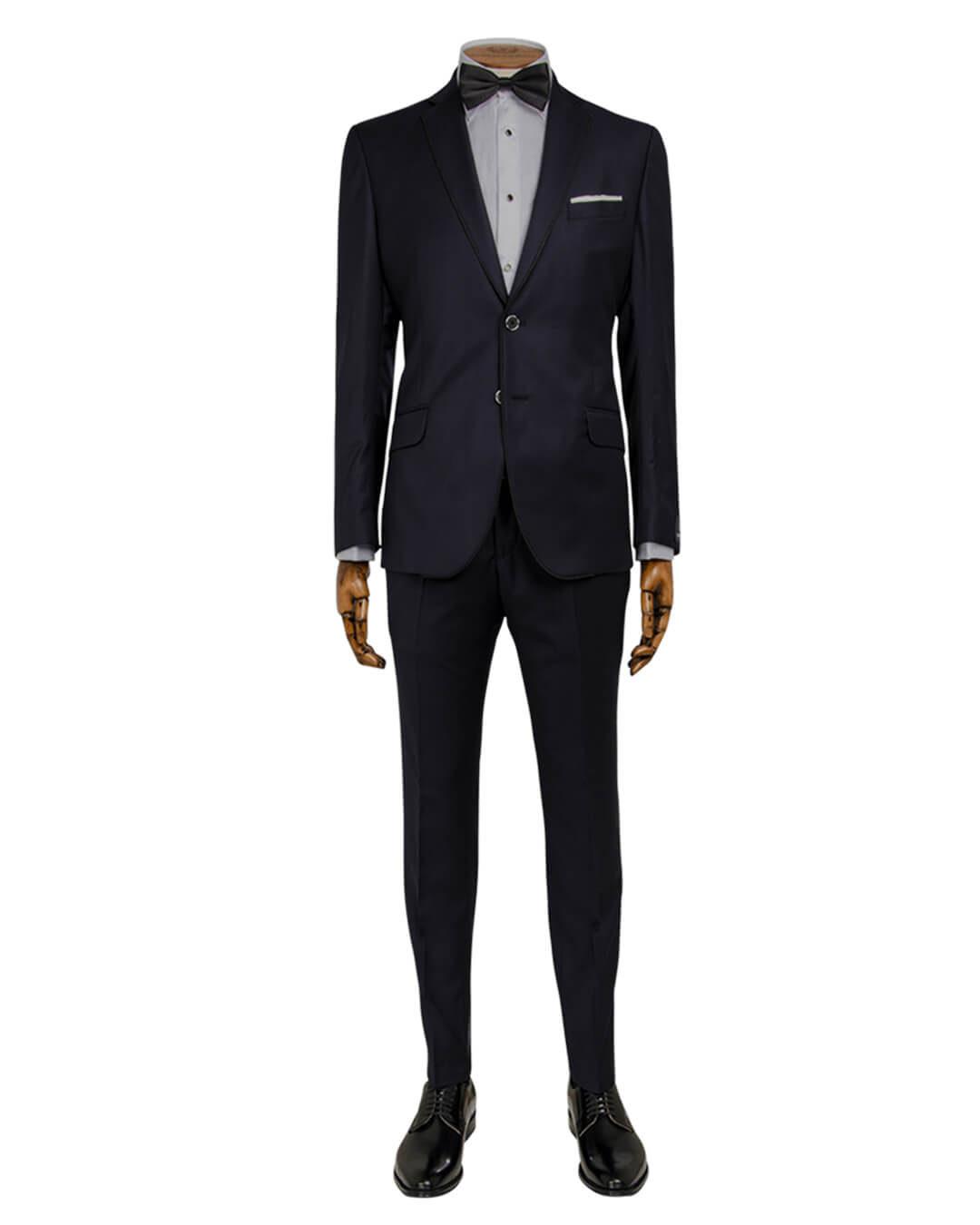 Navy Micro Jacquard Evening Two-Piece Tuxedo