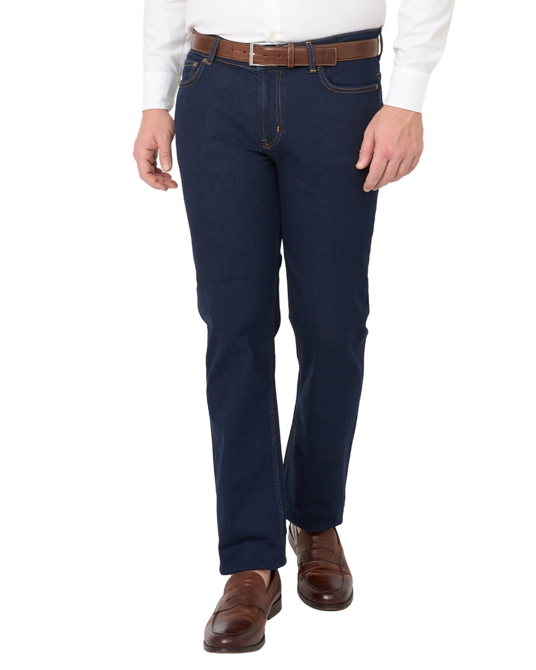Dark Blue Washed Jeans