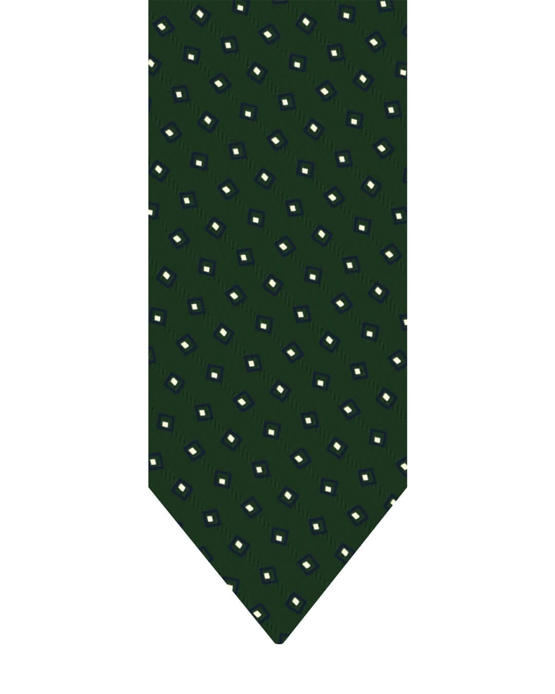 Gagliardi Olive Tie Italian Silk Double Box