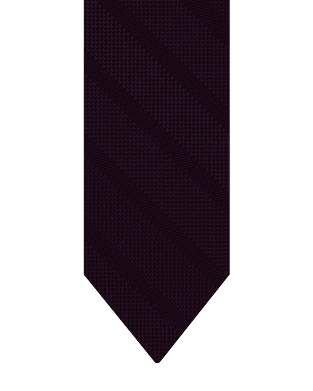 Gagliardi Brown Tie Italian Silk Textured Tonal Stripe