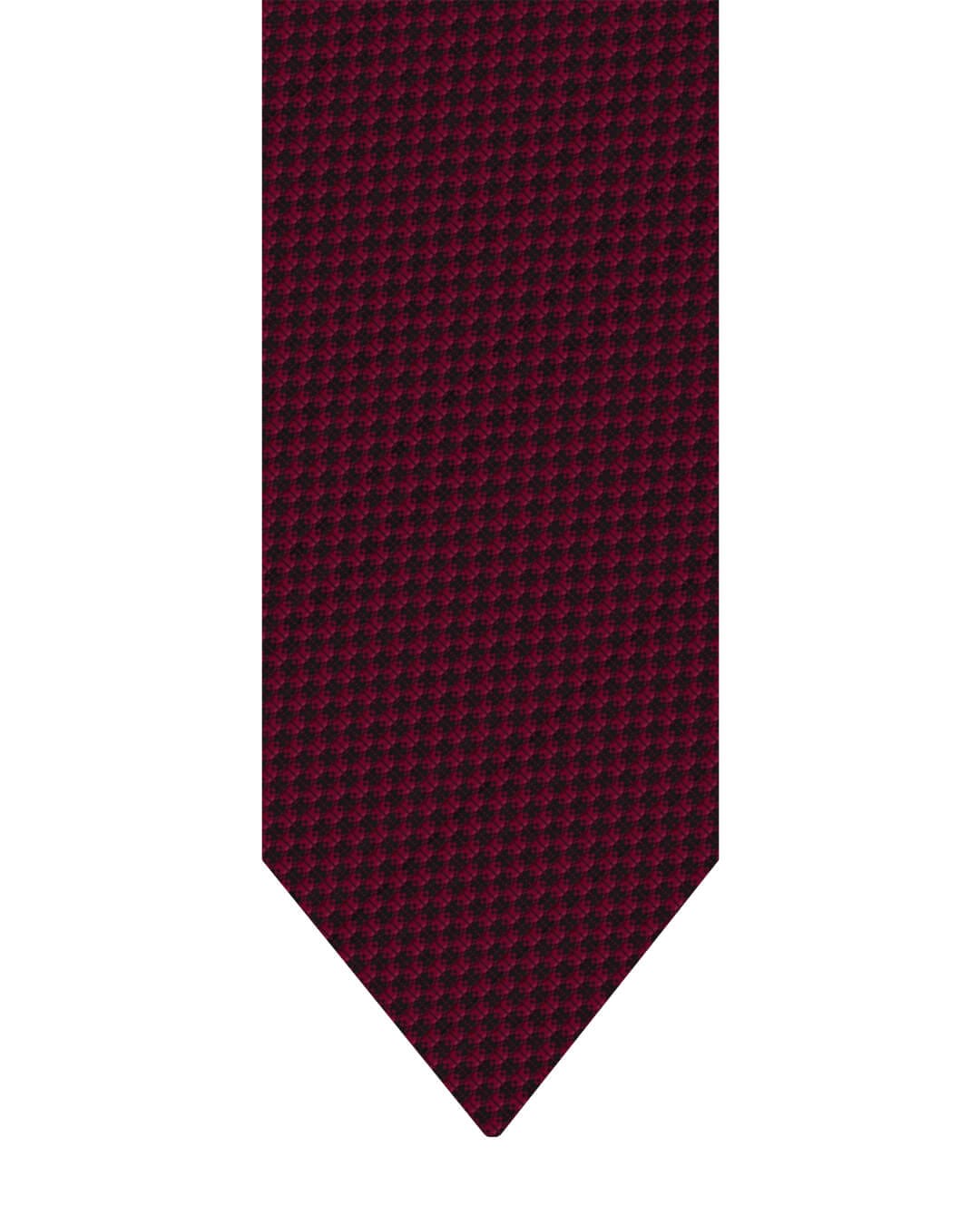 Gagliardi Burgundy Tie Italian Wool Basketweave