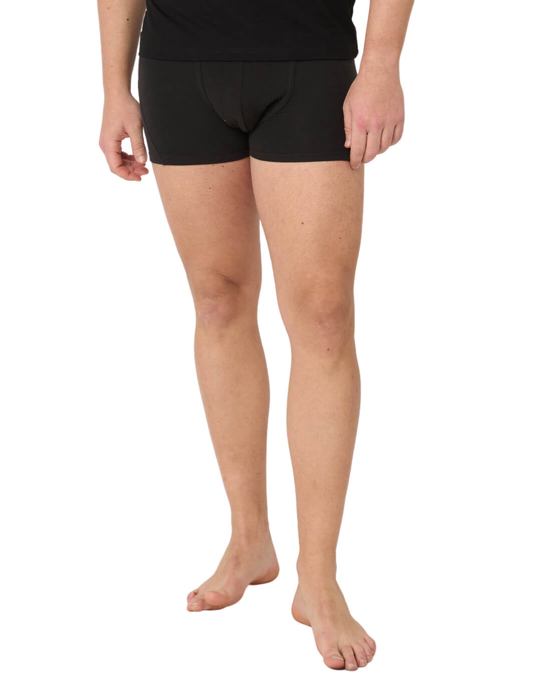 TRUNKS 3 PAIR PACK STRETCH COTTON JERSEY Black