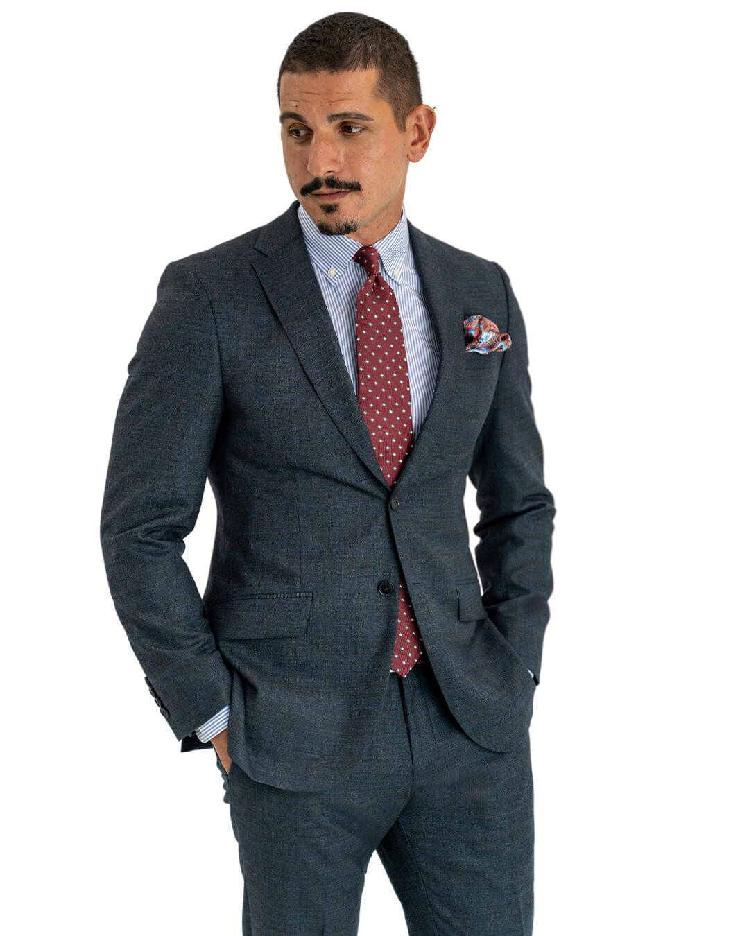 Charcoal Lanificio Ing. Loro Piana Stretch End on End Suit