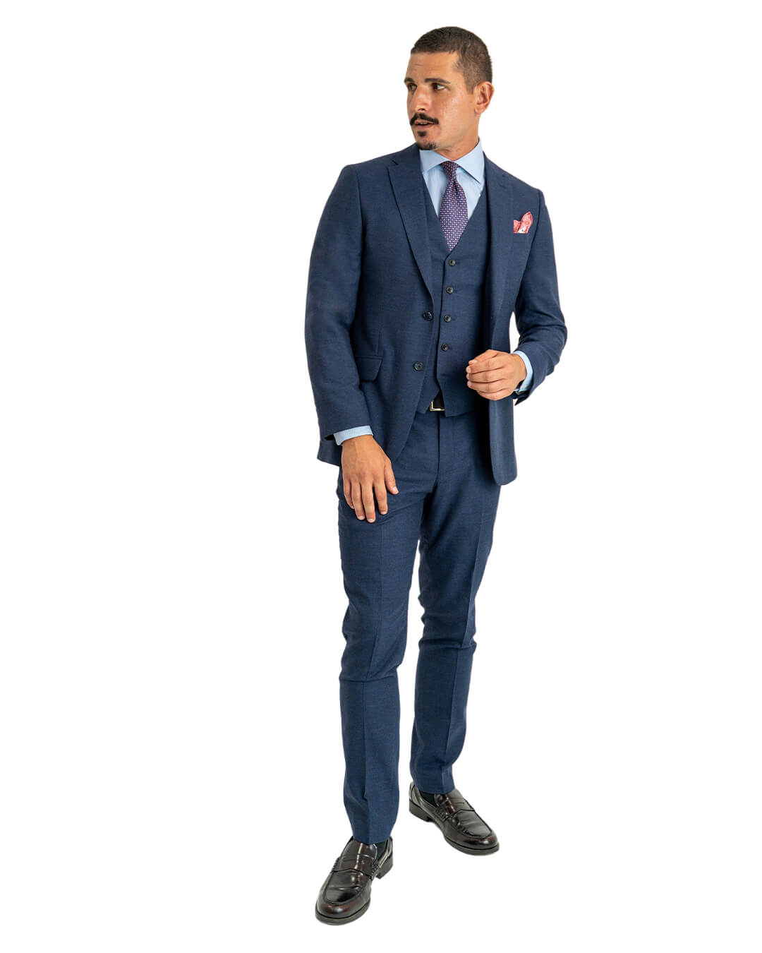 Blue Lanificio Ing. Loro Piana Panama Flannel Suit