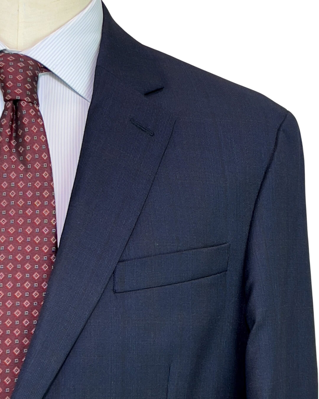 Blue Herringbone Super 120 Suit