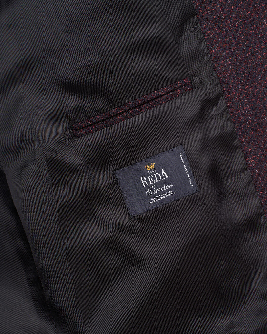 Gagliardi Burgundy Mouline Reda Jacket