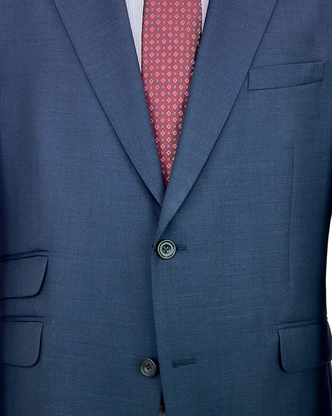 Navy Super 120 Microweave Suit