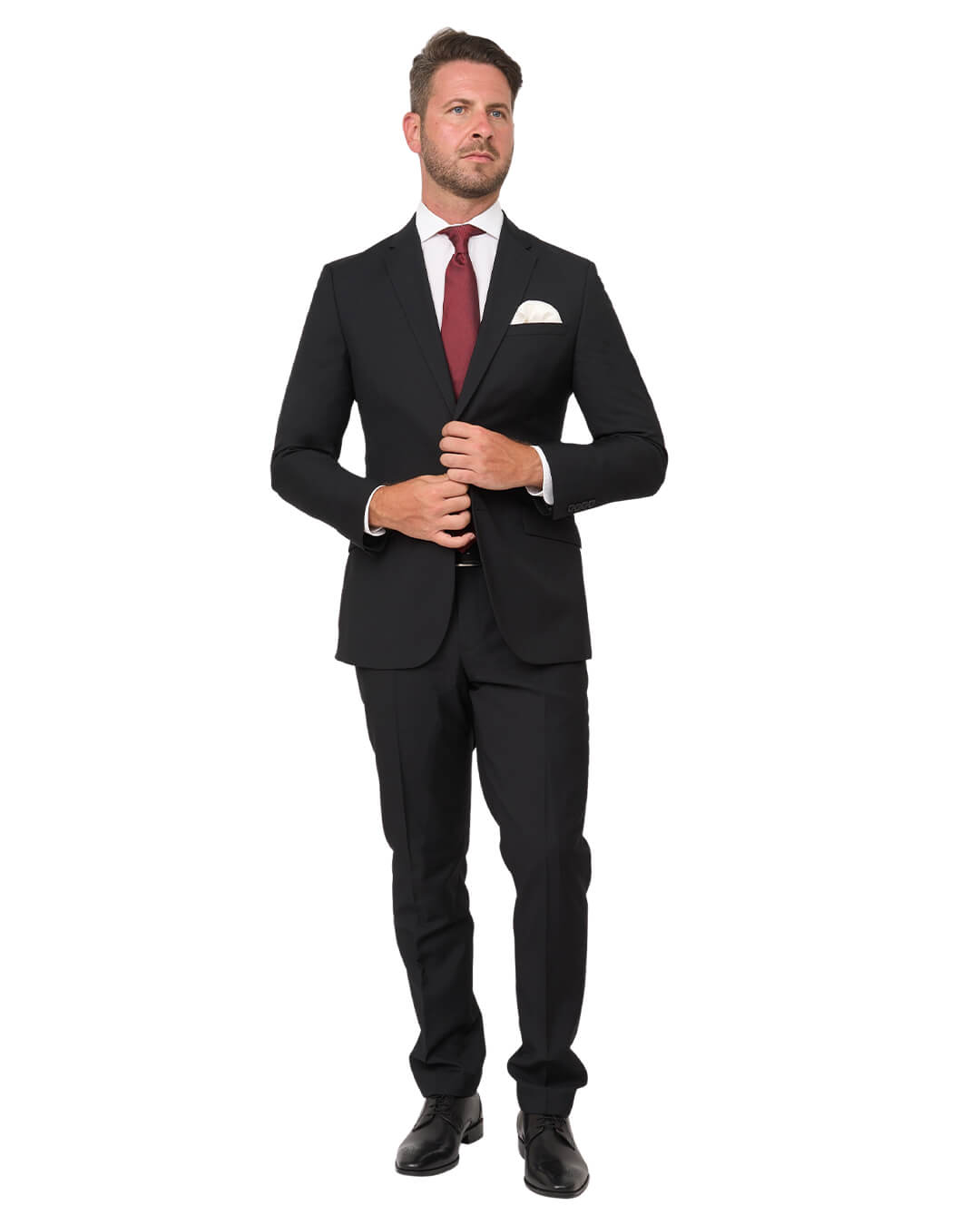 Black Machine Washable Suit