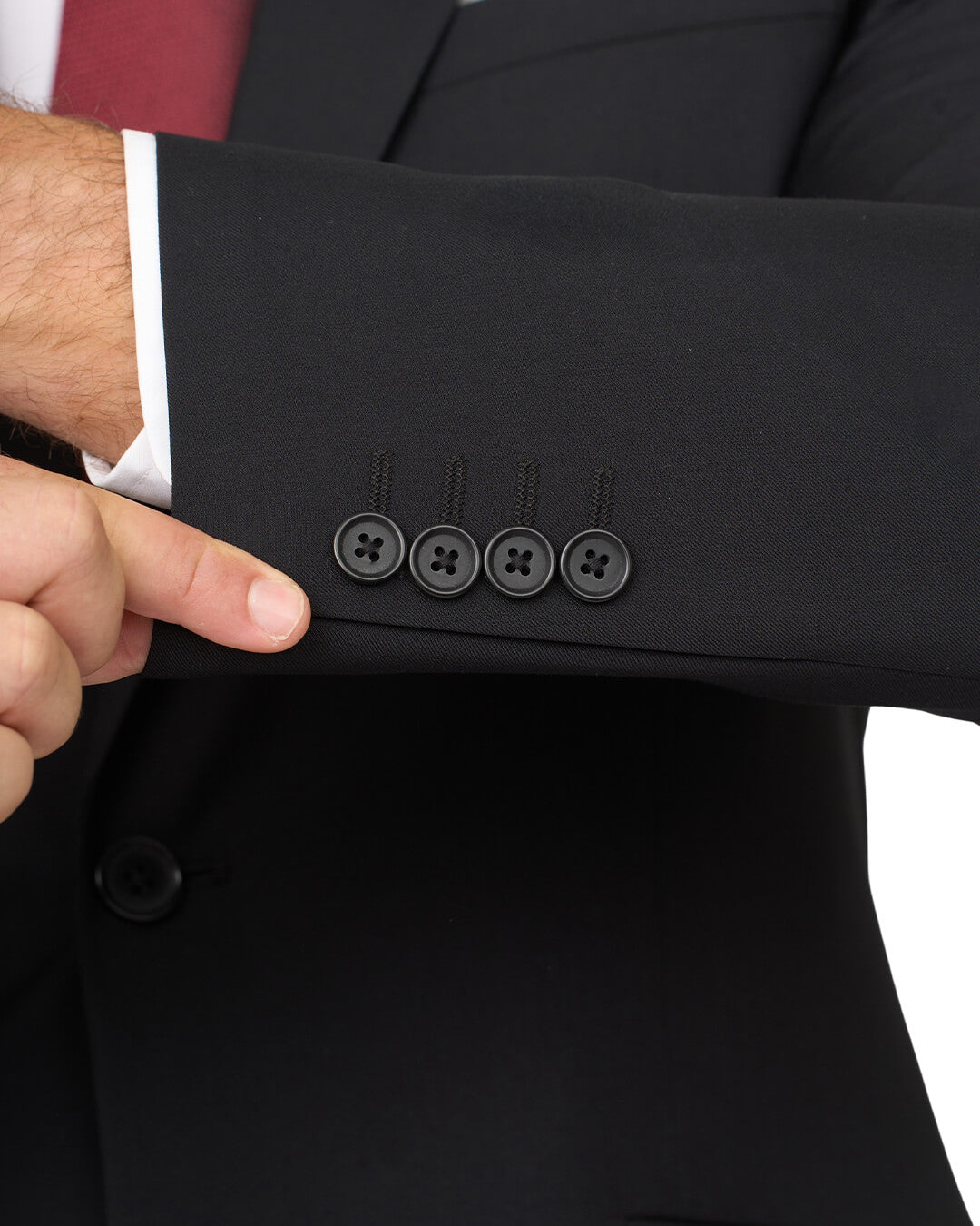 Black Machine Washable Suit