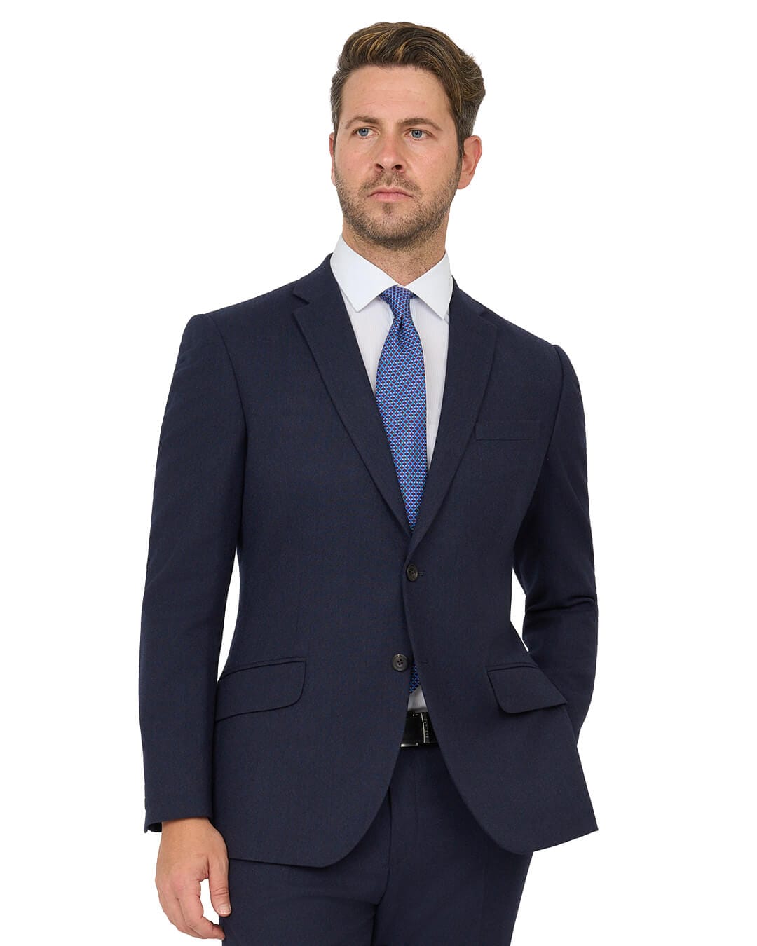 Gagliardi Navy Suit Mid Navy Microweave