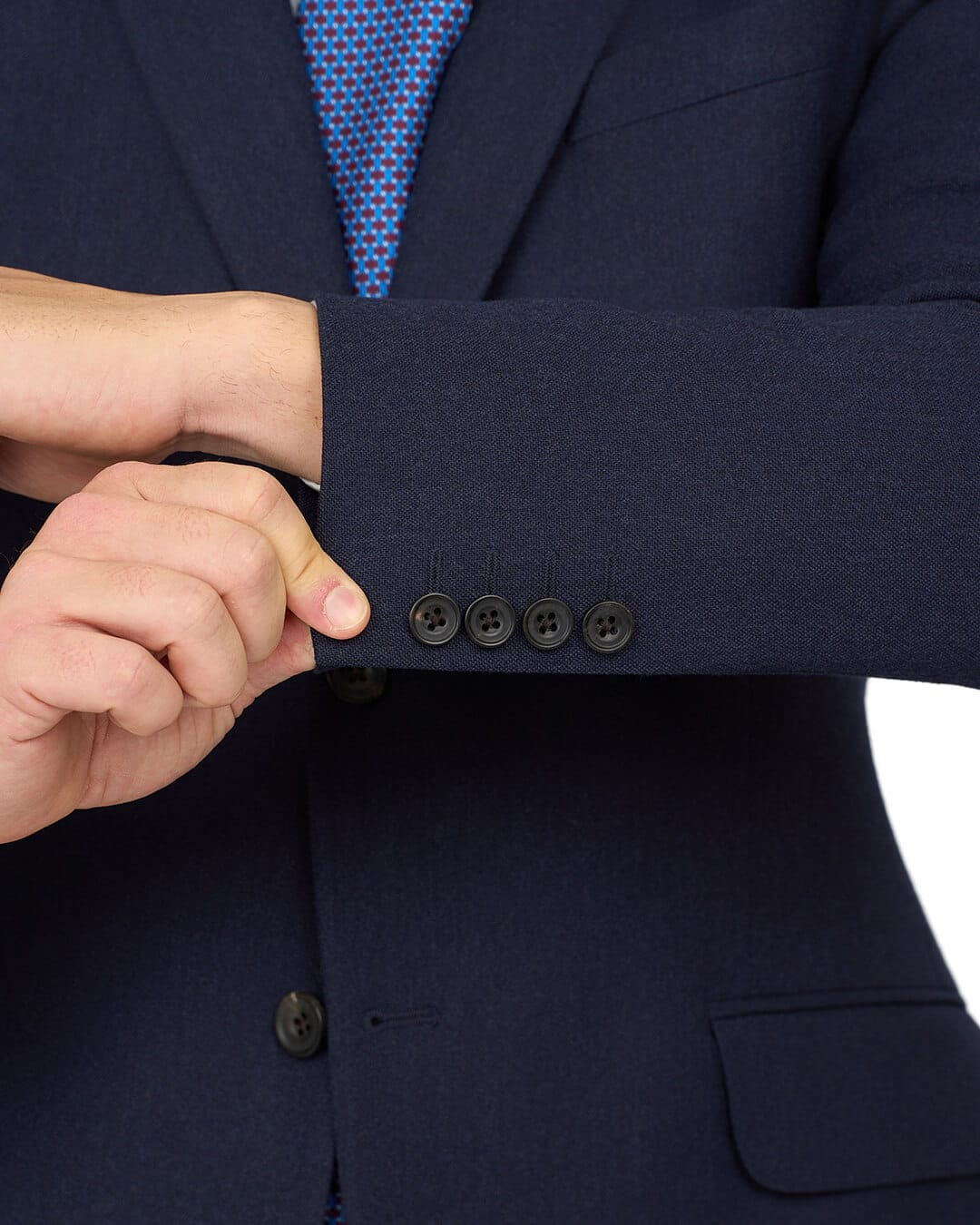 Gagliardi Navy Suit Mid Navy Microweave