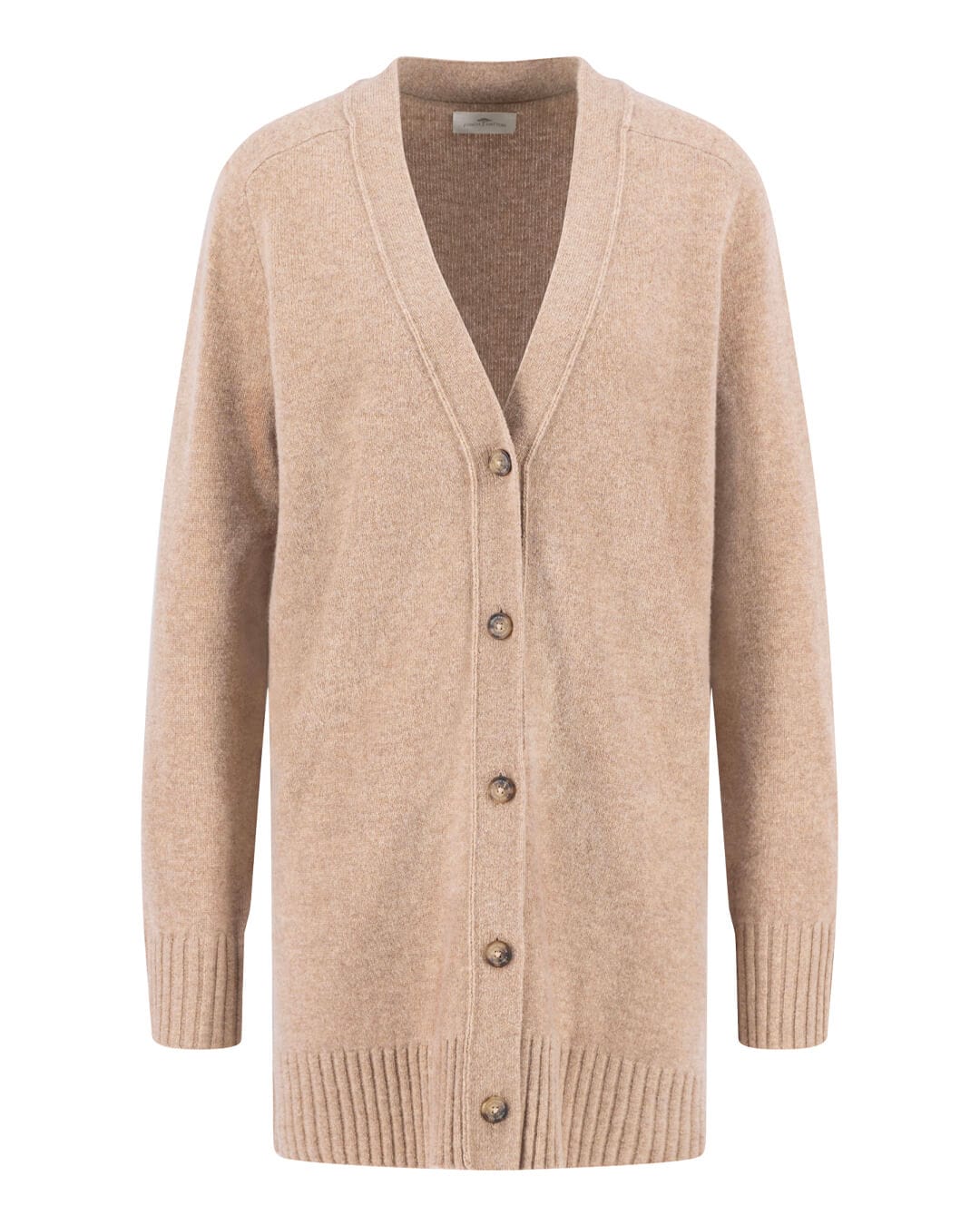Fynch-Hatton Jumpers Fynch-Hatton Beige Merinowool Cardigan