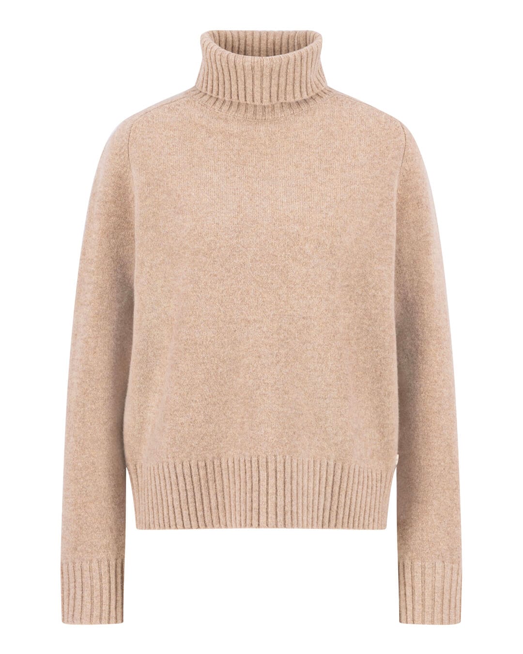 Fynch-Hatton Jumpers Fynch-Hatton Beige Rollneck Merinowool Pullover Jumper