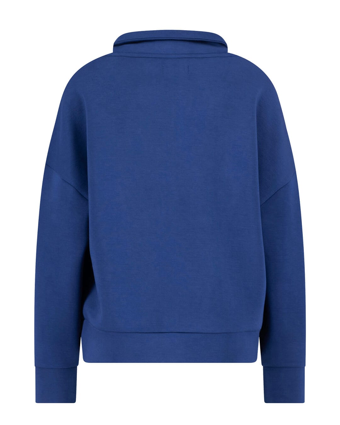 Fynch-Hatton Jumpers Fynch-Hatton Blue Troyer Ls Cozi Touch Sweater